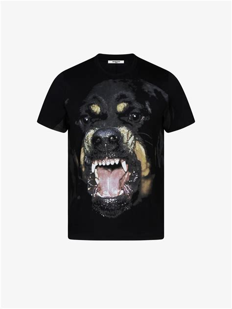 givenchy t shirt rottweiler|Givenchy graphic crewneck t shirt.